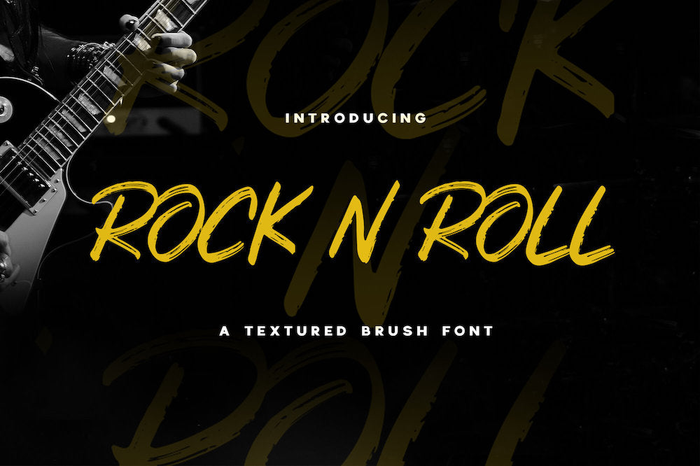 Rock n roll font free